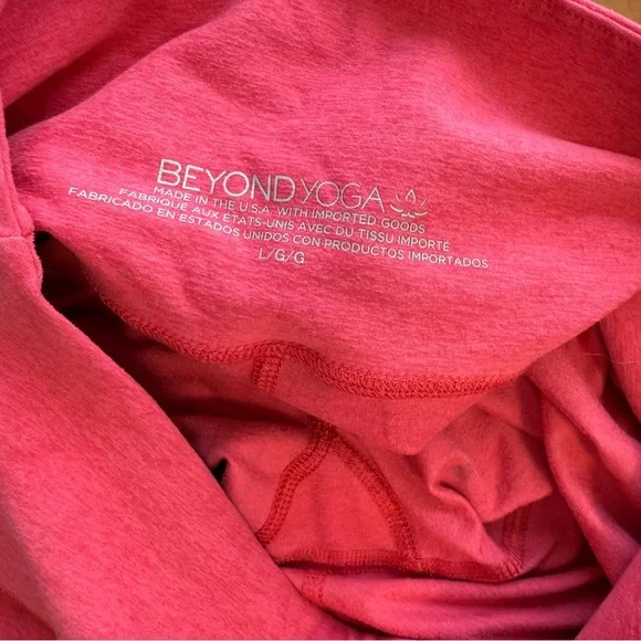 Beyond Yoga space dye leggings in color pink sz large - Picture 8 of 8